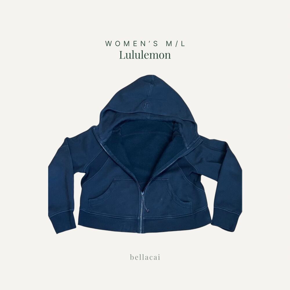 Lululemon Scuba Oversized Full Zip Black Size M/L